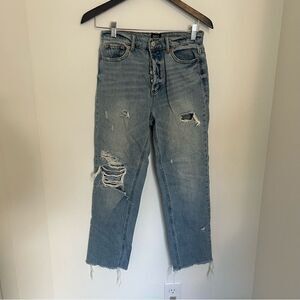 BDG Urban Outfitters Slim Straight Distressed Ripped 26 Jeans